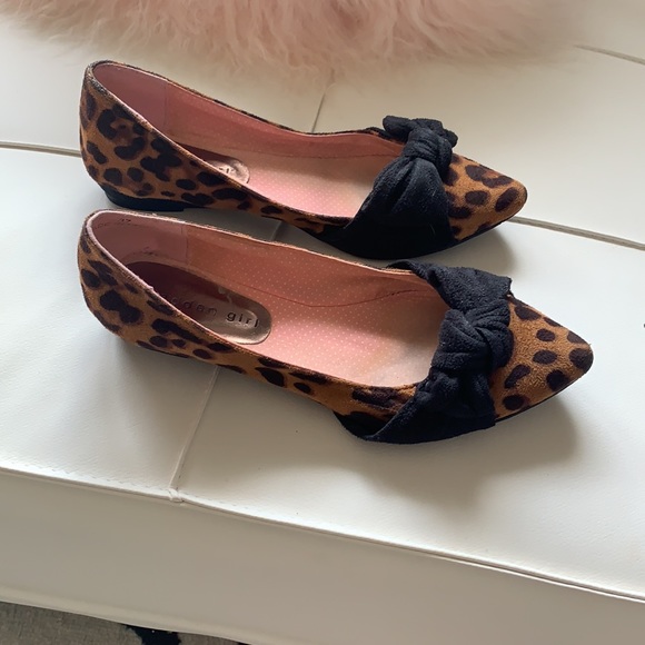 Leopard flats with bows by Madden Girl size 7 - Picture 5 of 10
